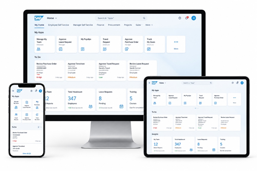 SAP Fiori Responsive Layout across Devices