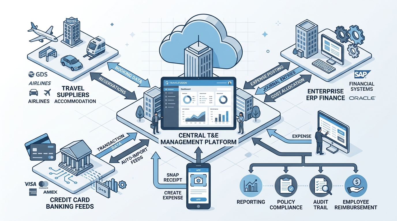 SAP Concur ERP and Banking Integration Architecture
