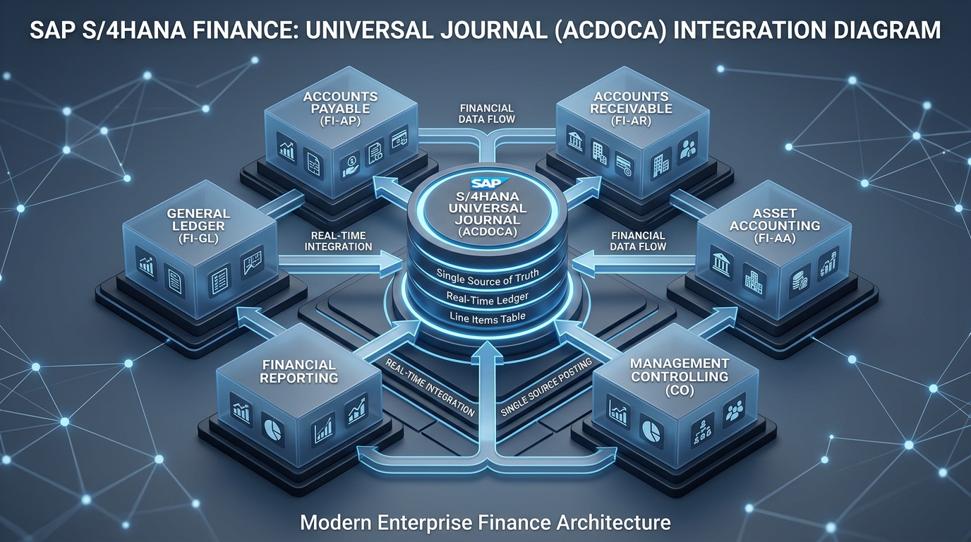SAP S/4HANA Finance Universal Journal Architecture